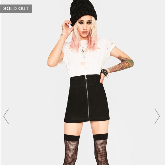 NEW❤️We The Free/Free People Virgo Zip-Front Mini Skirt NWT/NEW size 30 - Picture 9 of 12